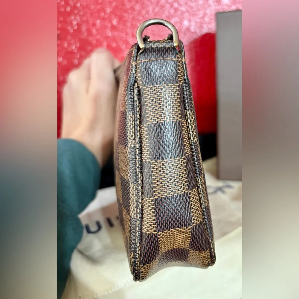 Auth Pochette Accessories NM (2012) Damier Ebene - Picture 7 of 15